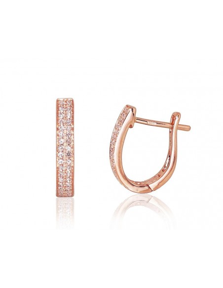 Auksiniai auskarai ant cilindrinės spynos0
